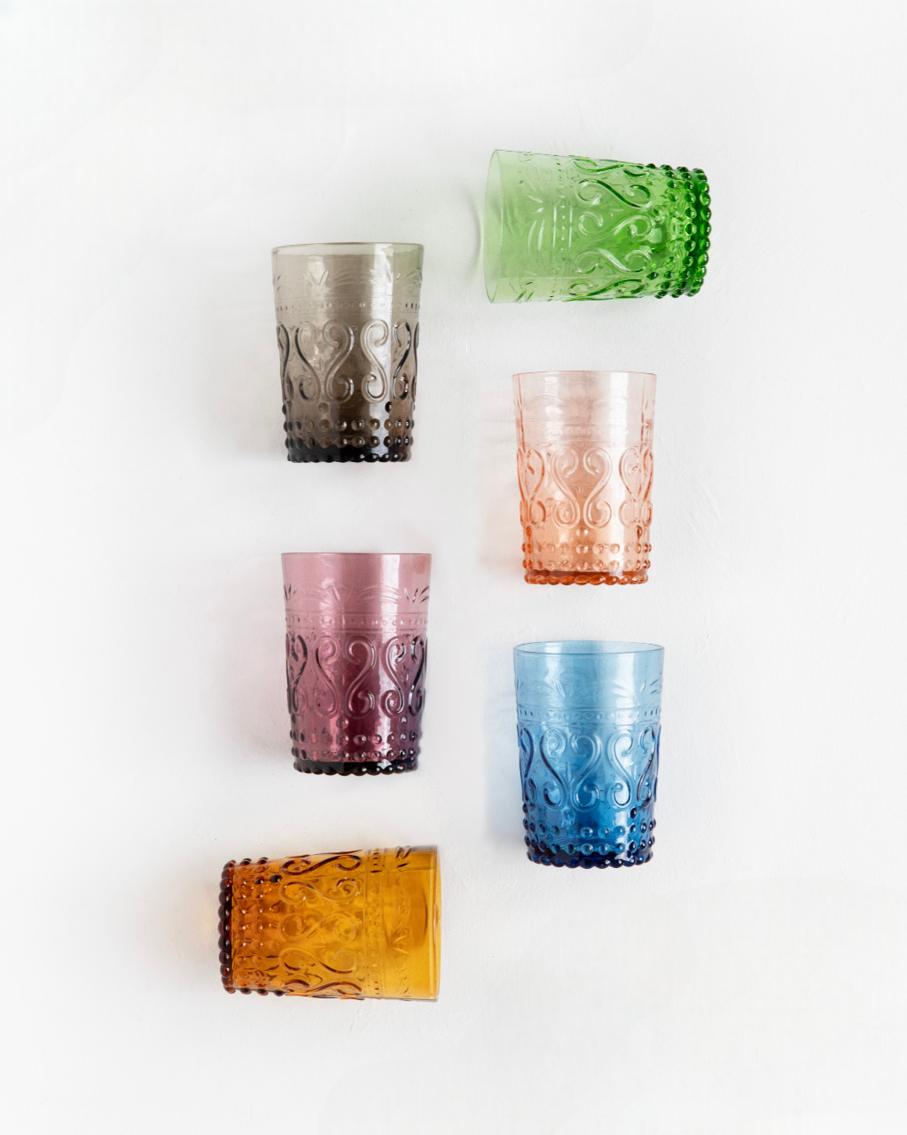 Set 6 vasos Romantic