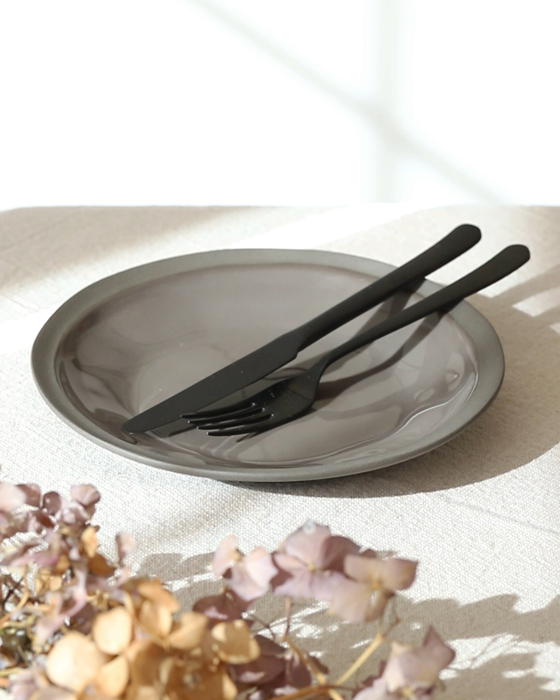 Couverts Tribeca Black Matte - 4 pièces 