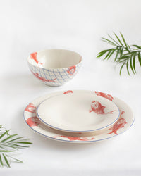 Fish tableware 12 pieces