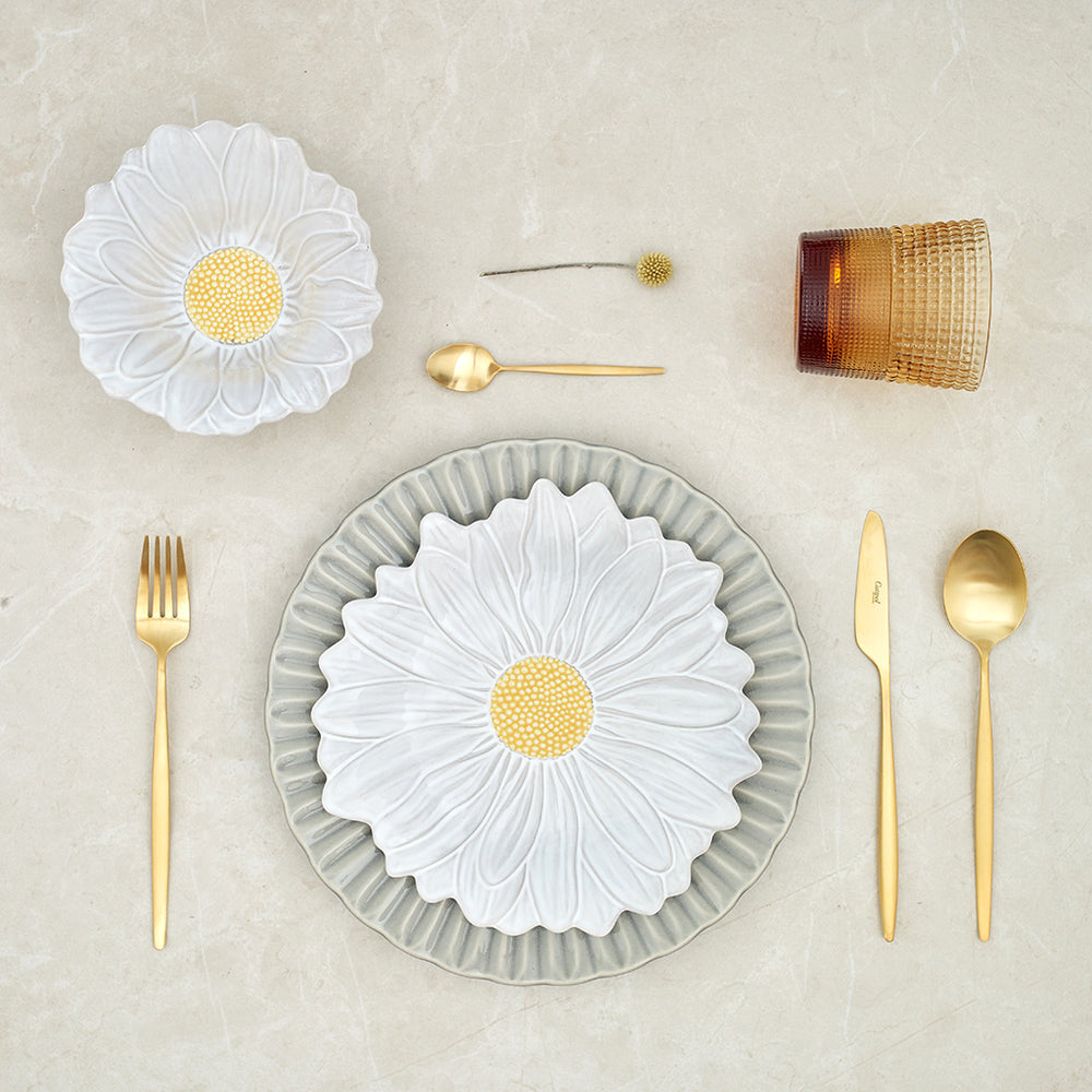 Flowers - Marguerite Assiette à dessert