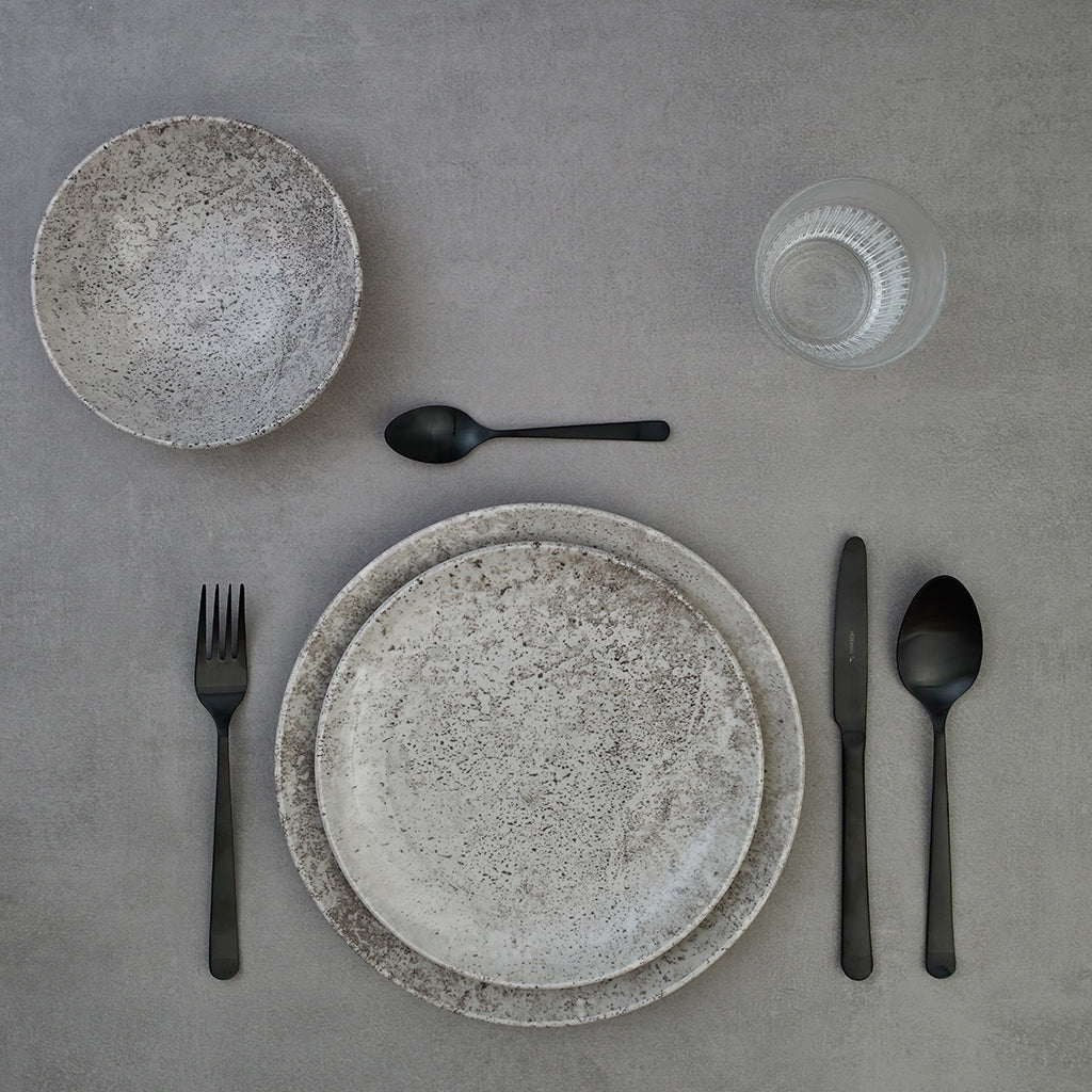 Set 4 cubiertos Tribeca Black Matte