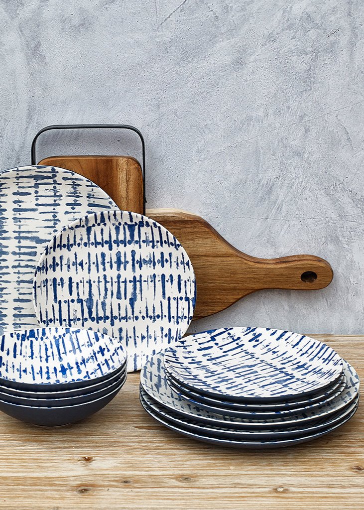 Service de table 12 pièces Indigo Pure