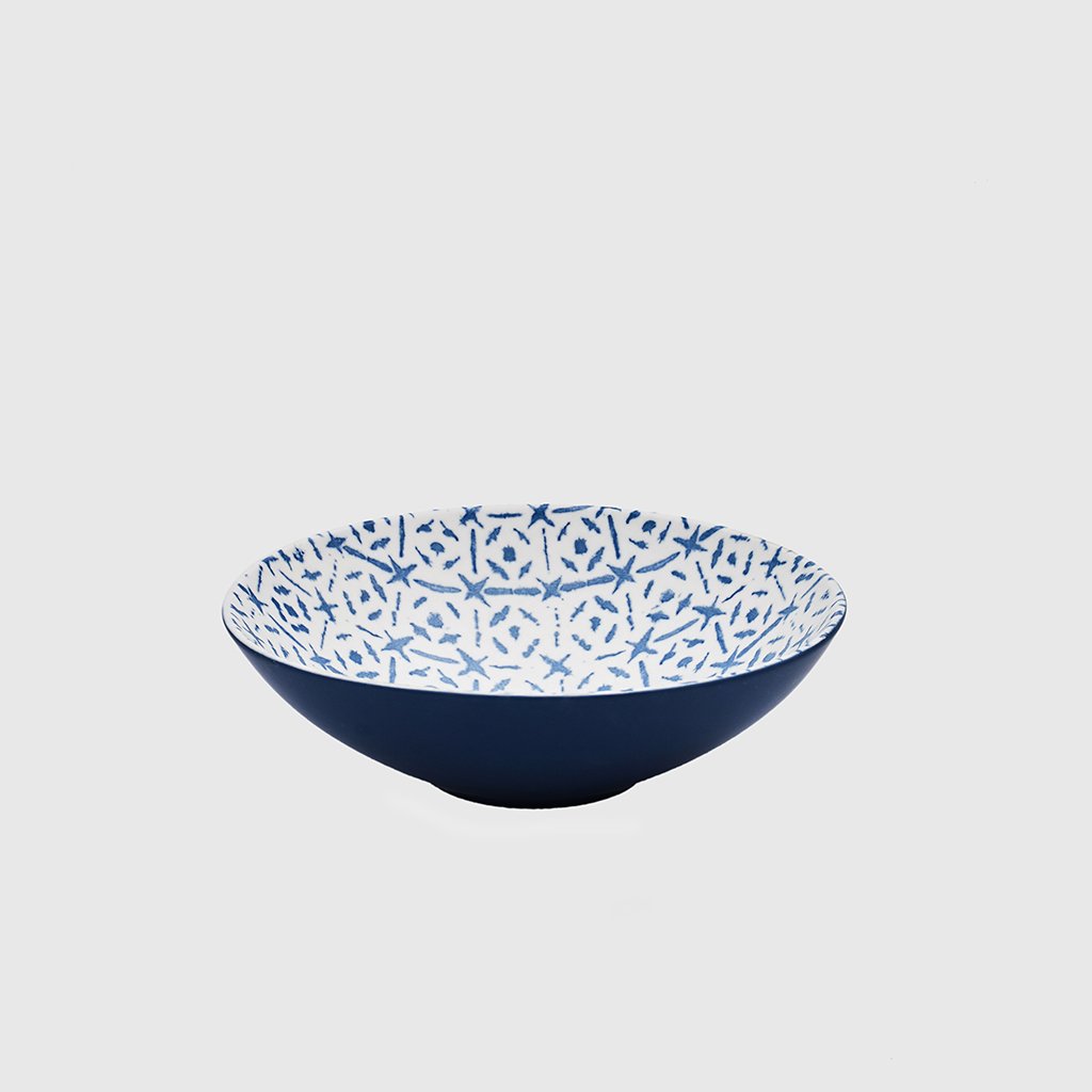 Assiette Creuse Indigo Tile