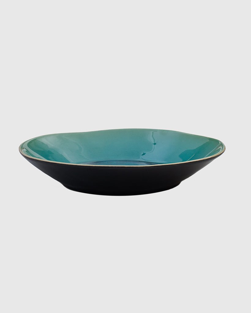 Vajillas Costa Nova Plato hondo Riviera Blue