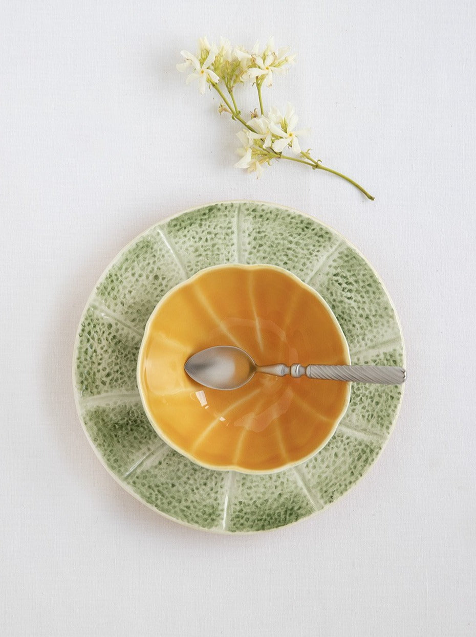 Assiette à dessert Melon