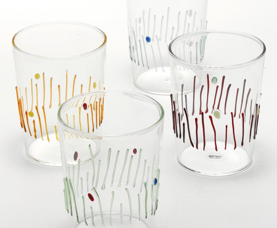Ensemble de 4 verres Quattro Stagioni