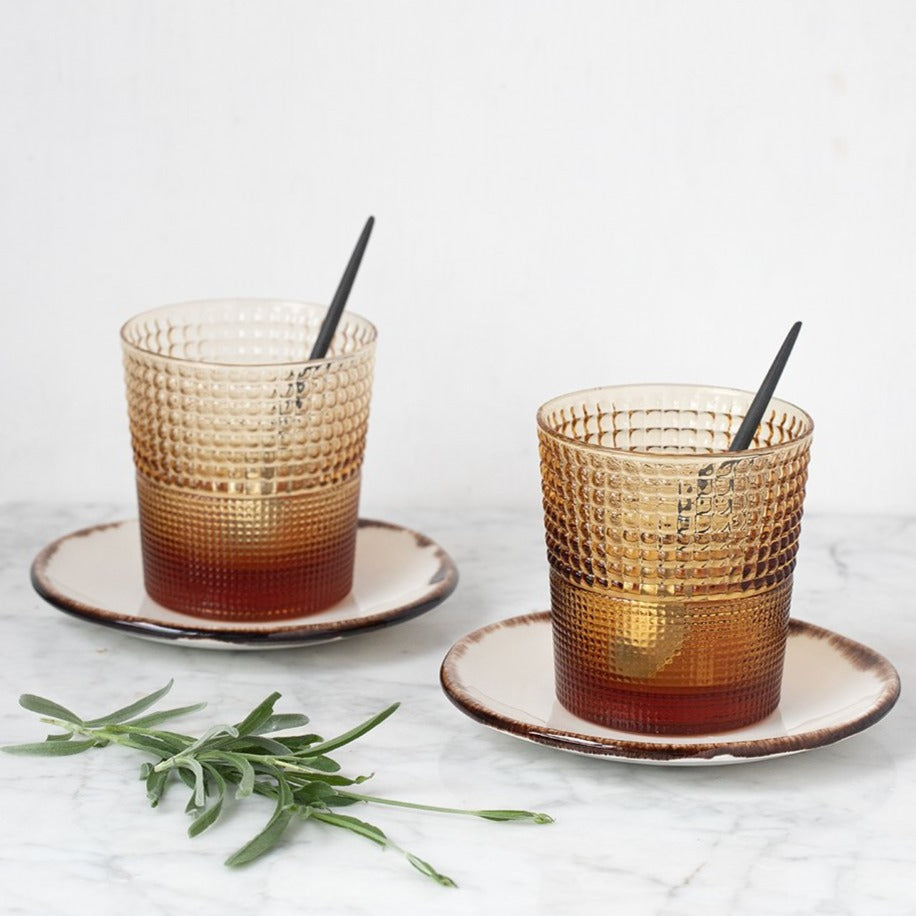 Ensemble de 6 verres Pikes Ambre